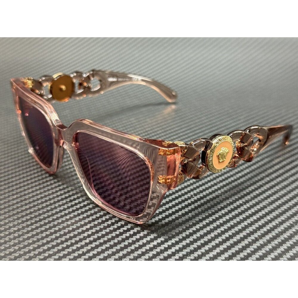 Versace Pink Transparent Women's 53mm Sunglasses